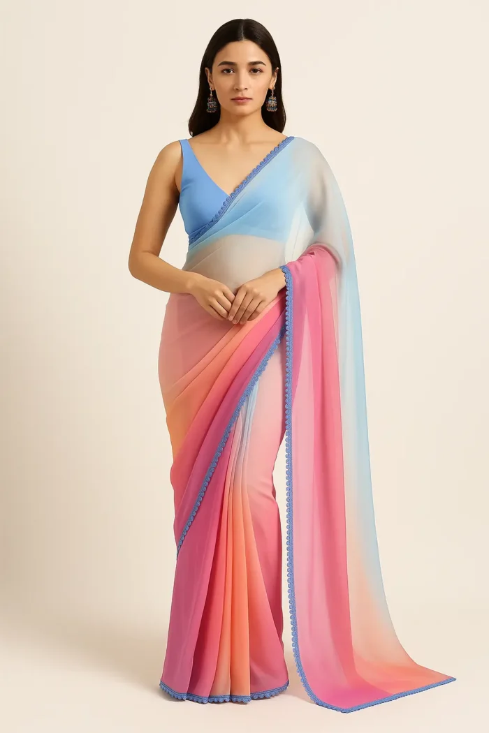 Alia bhat style saree