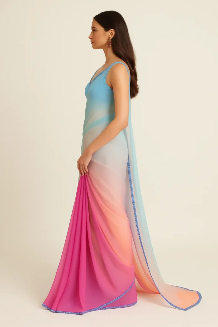 Alia bhatt style saree